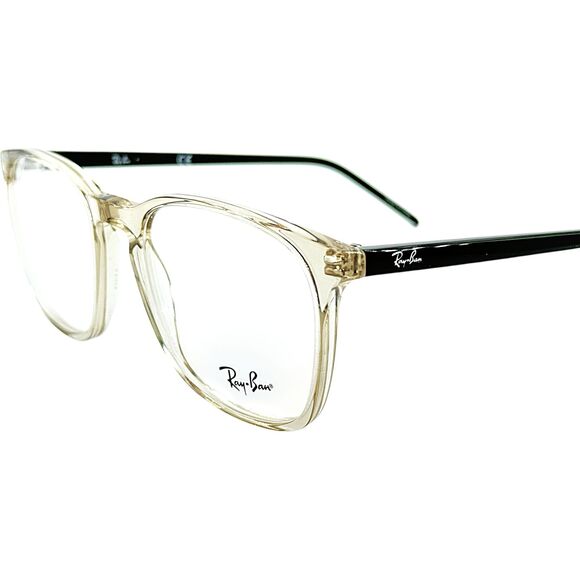 Ray Ban RB5387 Unisex Plastic Eyeglass Frame 8141 Transparent Beige 52-18 - Picture 1 of 4